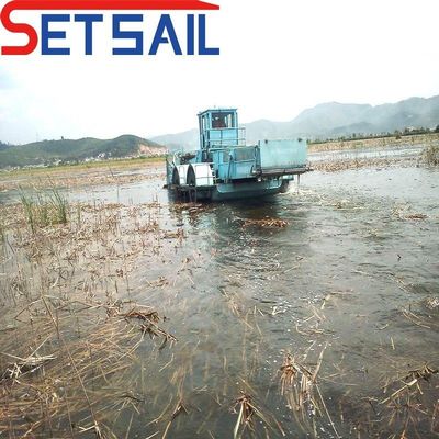 강에 대한 효율적인 Reed Hyacinth 떠있는 폐기물 정화 보트 총 높이 3m-6m