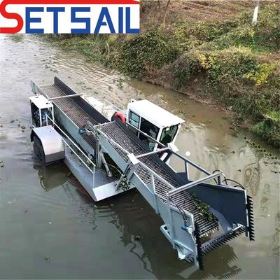 작업 속도 3.5-5kn/H의 0.55m-2m 수중 잡초 채집 기계 초안