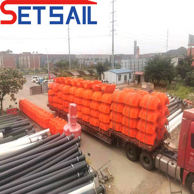 CTN 슬롯 타입 플랜지 합성 HDPE 드래지 파이프