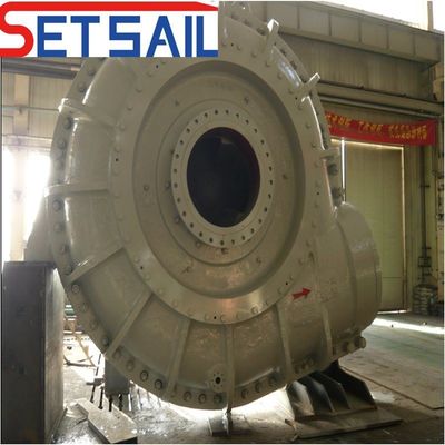 진흙 파도를 위한 HDPE 하천 모래 펌프 최대 고체 178 mm 사이클론 타입 하이드로 사이클론