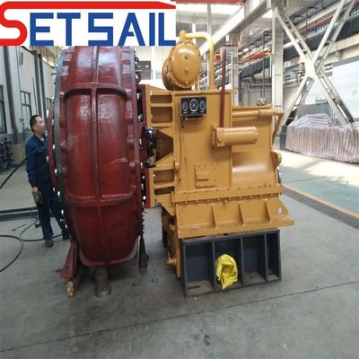최대 고체 178mm 내구성 하천 모래 썰물 펌프 대규모 모래 추출