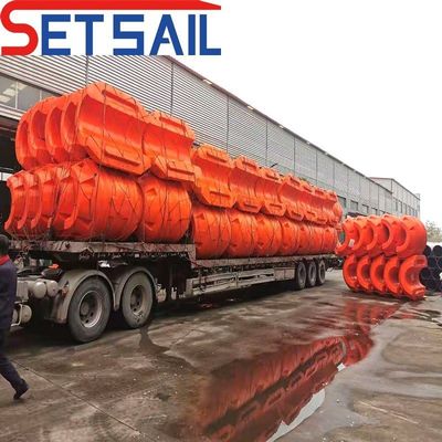 플랜지 연결 절단 수축 드래거 강도 튜브 100.000kg 패키지 총 무게