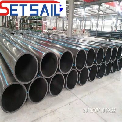 도시 하수관용 HDPE 물질 둥근 파이프 길이 12.8m/뿌리 둥근