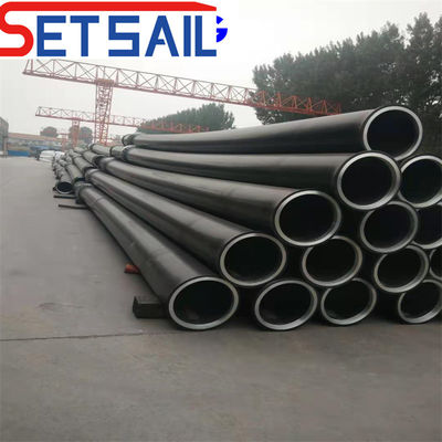 도시 하수관용 HDPE 물질 둥근 파이프 길이 12.8m/뿌리 둥근